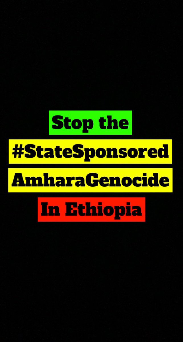 Meri_habesha12's tweet photo. The ethnic Amhara of Ethiopia are facing genocide as we speak and the silence of the international community is deafening
#AmharaGenocide #AmharaUnderAttack #OLFterroristGroup #TPLFTerroristGroup #TPLFisTheCause #StopWarOnAmhara
PoorAmhara farmers killing by OLF in Oromia Region https://t.co/U6mv32kVmV