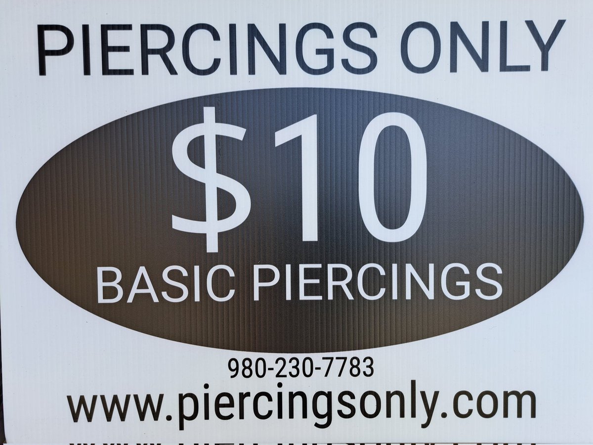 GaryDHunter1's tweet photo. Piercings Only
10931 E INDEPENDENCE BLVD
SUITE A13
MATTHEWS, NC 28105
980-230-7783

*GRAND OPENING*
CYBER MONDAY 11-28-22
12PM - 9PM

#piercer #piercing #piercings #jewelry #instagram #body #piercingsonly #piercingsnearme #Charlotte #Matthews #facebook #piercingsofinstagram https://t.co/SQrgUczWz7
