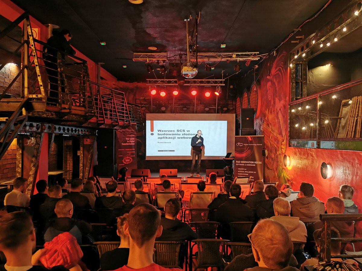 Hey hey <a href="/ZgJUG/">Zielona Góra JUG</a>
Have fun and catch me if case you would like to chat a bit 👌
Paweł Nowak about "Self-Contained Systems"