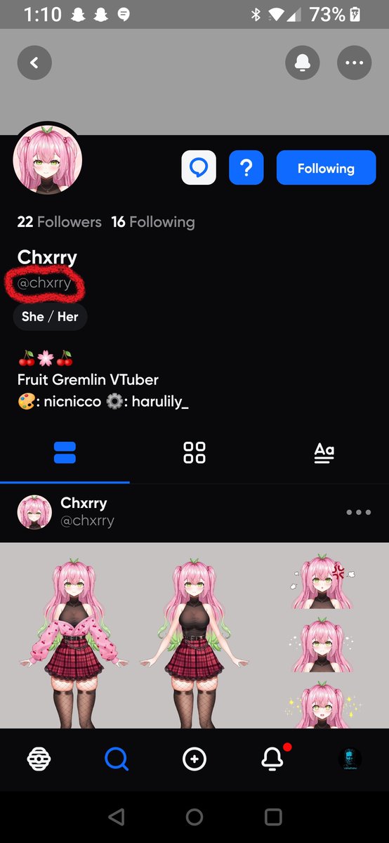Vextrex's tweet photo. @ChxrryVT I just followed you and it only says @chxrry now not @chxrryvt. https://t.co/8o444PTBsv