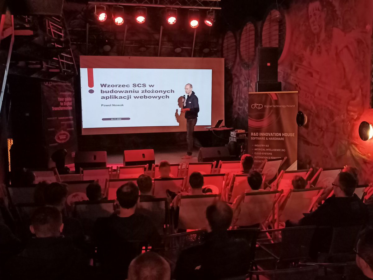 Paweł Nowak rozpoczyna listopadowe spotkanie <a href="/ZgJUG/">Zielona Góra JUG</a> . Lecimy z tematem Self-contained Systems (SCS)