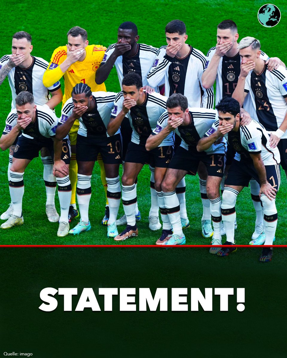 Wokrebad's tweet photo. #WMderSchande - so muss man es wirklich nennen. Politisch versagt, gesellschaftlich versagt und nun auch sportlich versagt.
Konsequent & richtig wäre eine sofortige Abreise & #BoykottKatar ... siehe auch brasilianische Flagge https://t.co/gxAaw7xc1l