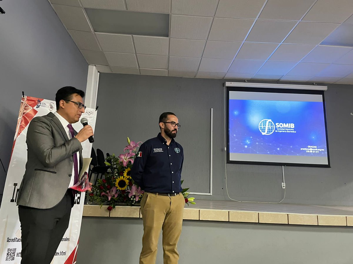 somibmx's tweet photo. Muchas gracias por la invitación para festejar el décimo aniversario de la carrera de Ingeniería Biomédica en el Tecnológico de Pátzcuaro, ¡enhorabuena por estos primeros 10 años!

#SoySOMIB #SoyIngBiomédico https://t.co/1nEE3fDuws