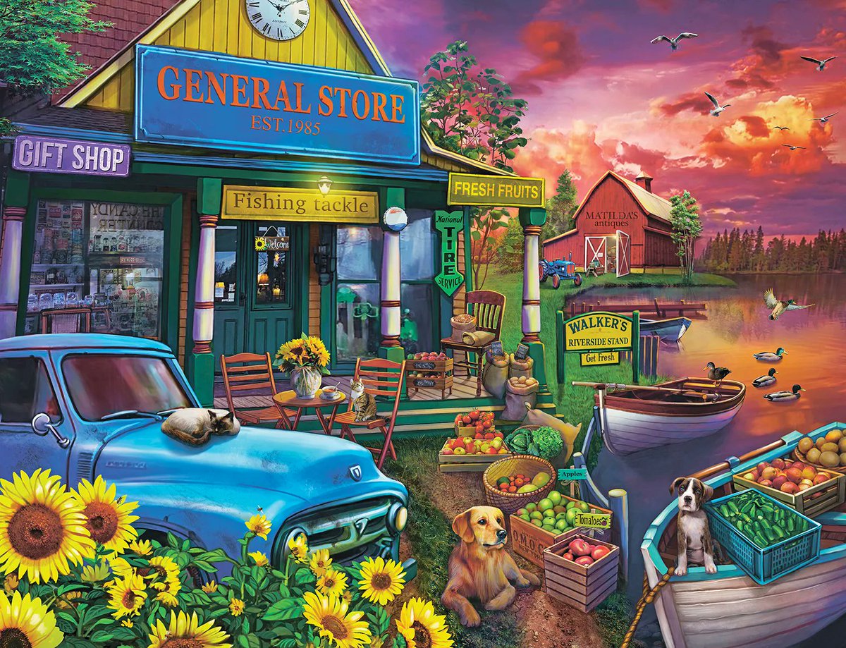 SpringbokPuzzle's tweet image. Black Friday brings 6 new puzzles this year along with 25% off ALL jigsaw puzzles.  This is Springbok's new 500 piece puzzle, "Riverside Market".
springbok-puzzles.com/riverside-mark…
#puzzlepieces #blackfridaysale