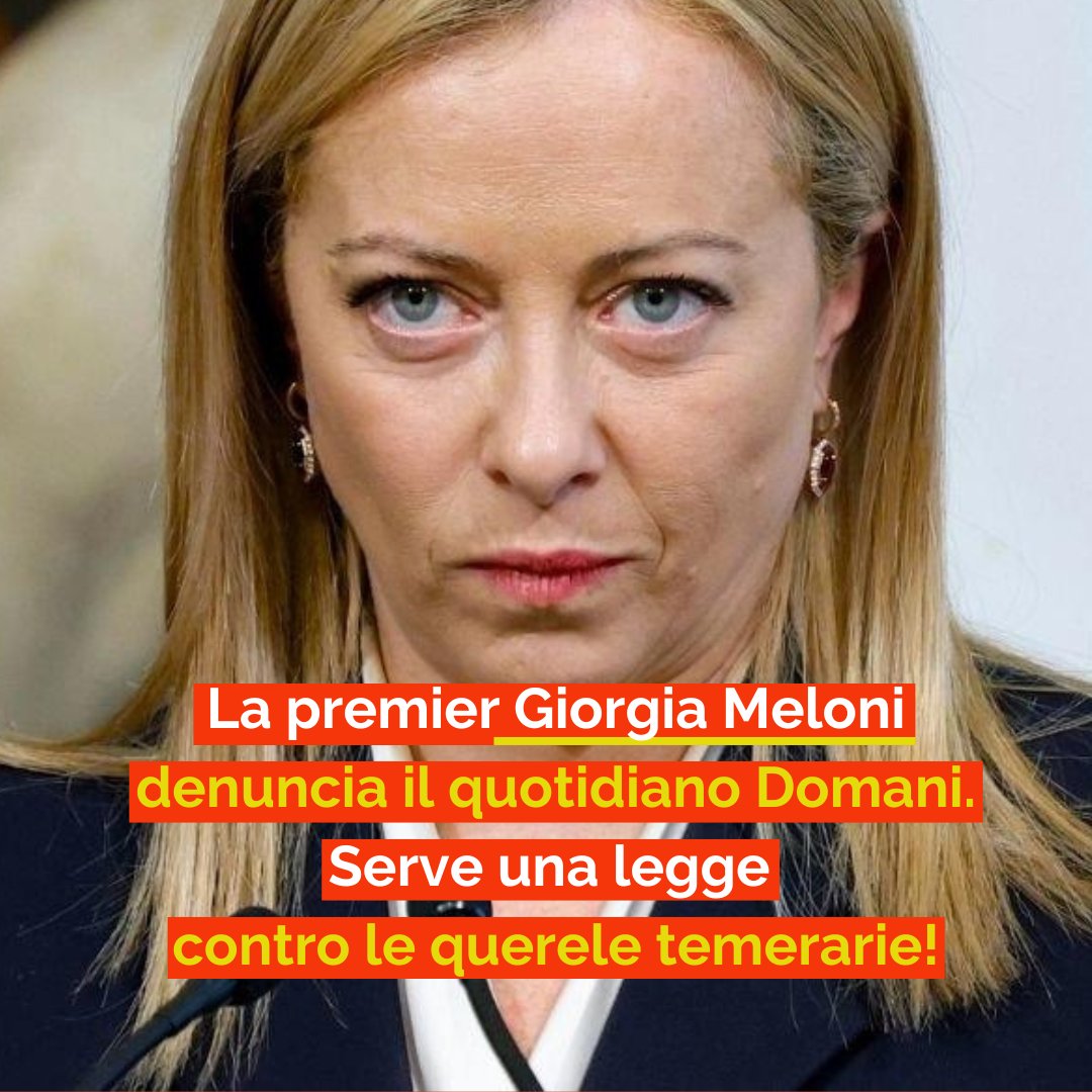 È di ieri la notizia del rinvio a giudizio del giornalista di <a href="/DomaniGiornale/">Domani</a>, Emiliano Fittipaldi, e del direttore <a href="/StefanoFeltri/">Stefano Feltri</a>. Eppure i fatti riportati nel 2021 sarebbero stati confermati anche dalla #Meloni stessa, che non ha gradito la scelta della parola “raccomandazione”