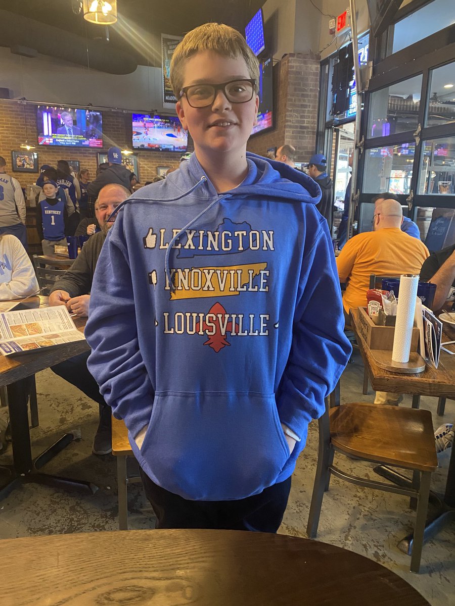 KySportsRadio's tweet photo. Like this kid’s shirt https://t.co/8FqHaF3c1y