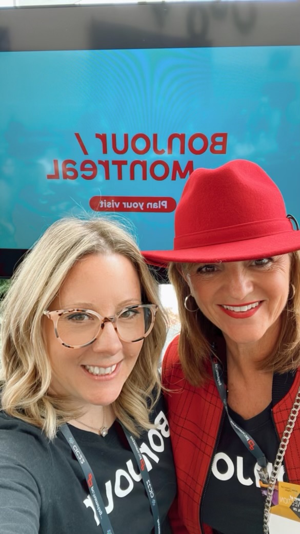 MeetMontreal's tweet photo. We were honoured to participate in this year's @PCMACEC Canadian Innovation Conference 2022. 

The @Montreal twist? We brought hats! Thanks to Canadian Hat &amp; Harricana for showing us how upcycling and style can perfectly coexist. 💫

#CIC22 #PCMACE #eventsprof #eventplanning https://t.co/VhWn53Z1Bg