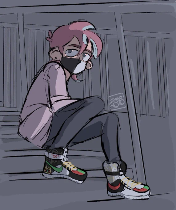 what shoes he got on #ranboofanart 