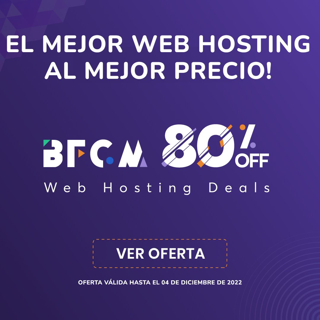 Cainetwork's tweet photo. Hasta el 04 de diciembre estarán disponibles las ofertas del mejor proveedor de WebHosting que puedes encontrar. 🌎 https://t.co/VQRulLnz3a
🏃‍♀️🏃🏃‍♂️Aprovecha el descuento de hasta el 80%

#webhosting #website #HospedajeWeb #paginasweb #hosting #colombia #blackfriday #hostingweb https://t.co/vsjKoFcpQH