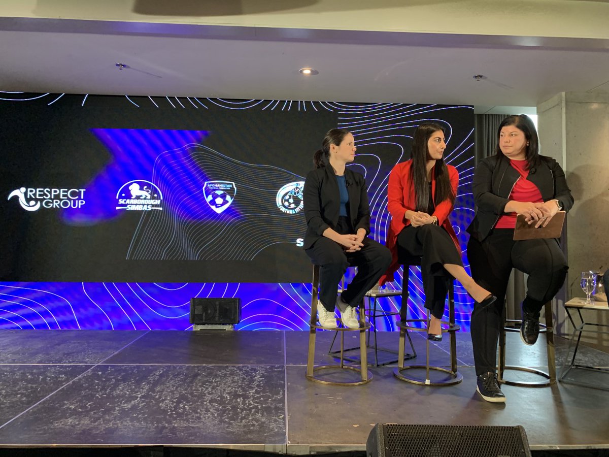 Today at the SponsorshipX conference, Farkhunda Muhtaj, Director, Conscience and Culture at Respect Group is on the panel "Inspiring Change: Using Futbol as a force for good" - did you attend today? Let us know! #sponsorshipx @sponsorshipx <a href="/FarkhundaMuhtaj/">Farkhunda Muhtaj</a> #sport #futbol  #soccer