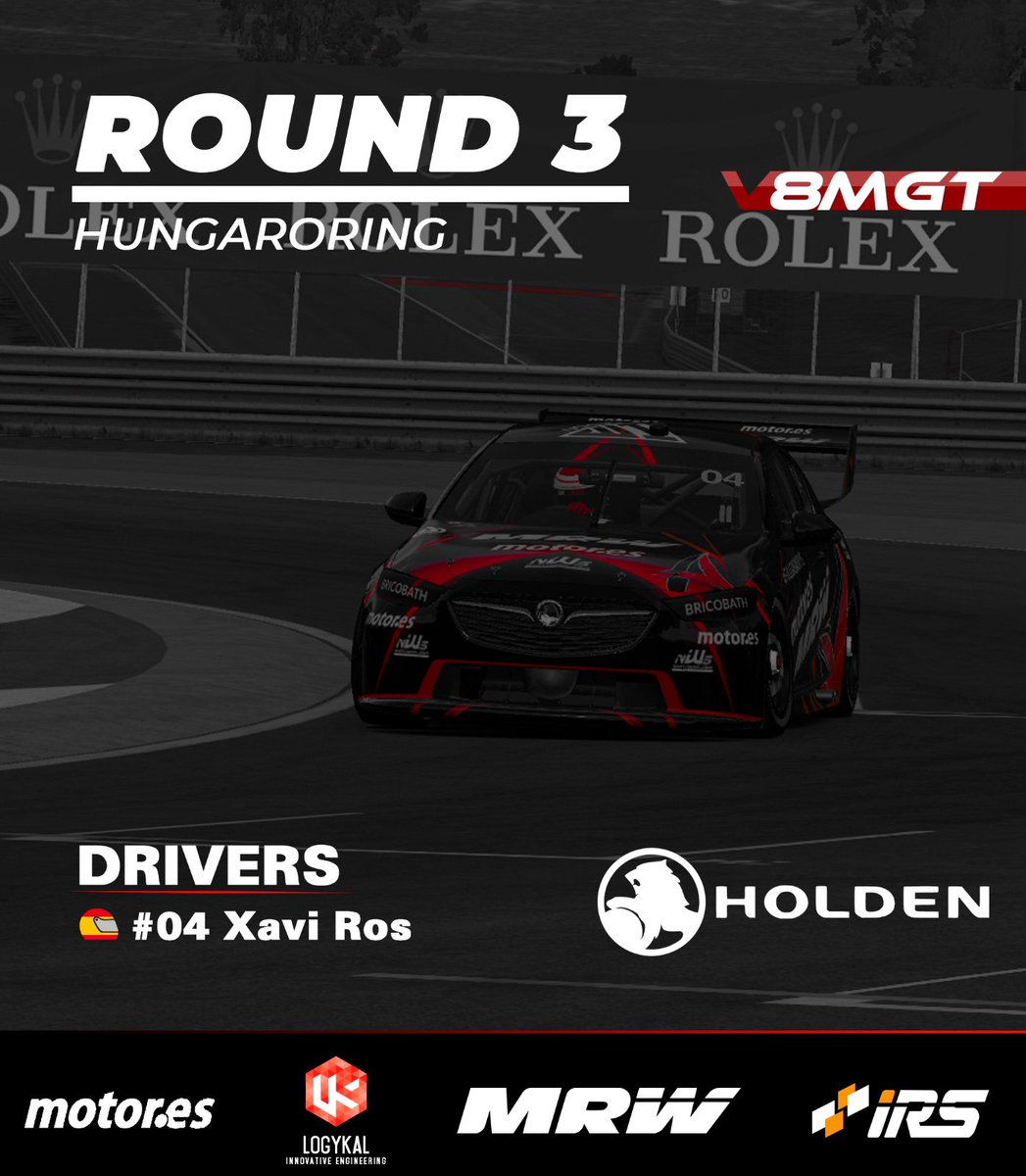 ¿Que España ha ganado en su primer partido del mundial? 

No sabemos que es eso, nosotros solo estamos pendientes de Xavi “Gallu” Ros que hoy correrá la tercera ronda de la #V8MGT. 

Repetirá lo de Sandown: Coge, va gana y se va. Simple. 

¡Mucha suerte Xavi!