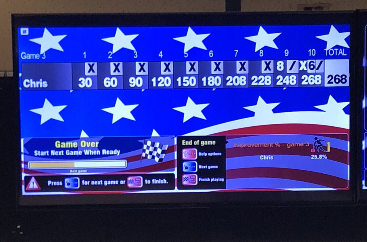 RTHSboybowling's tweet photo. There is no glory in practice, but without practice, there is no glory. Practice doesn’t make perfect. Practice reduces imperfection. -Toba Beta @RTHS_Athletics 3 strikes away from a perfect game https://t.co/ozkUk7P2tK
