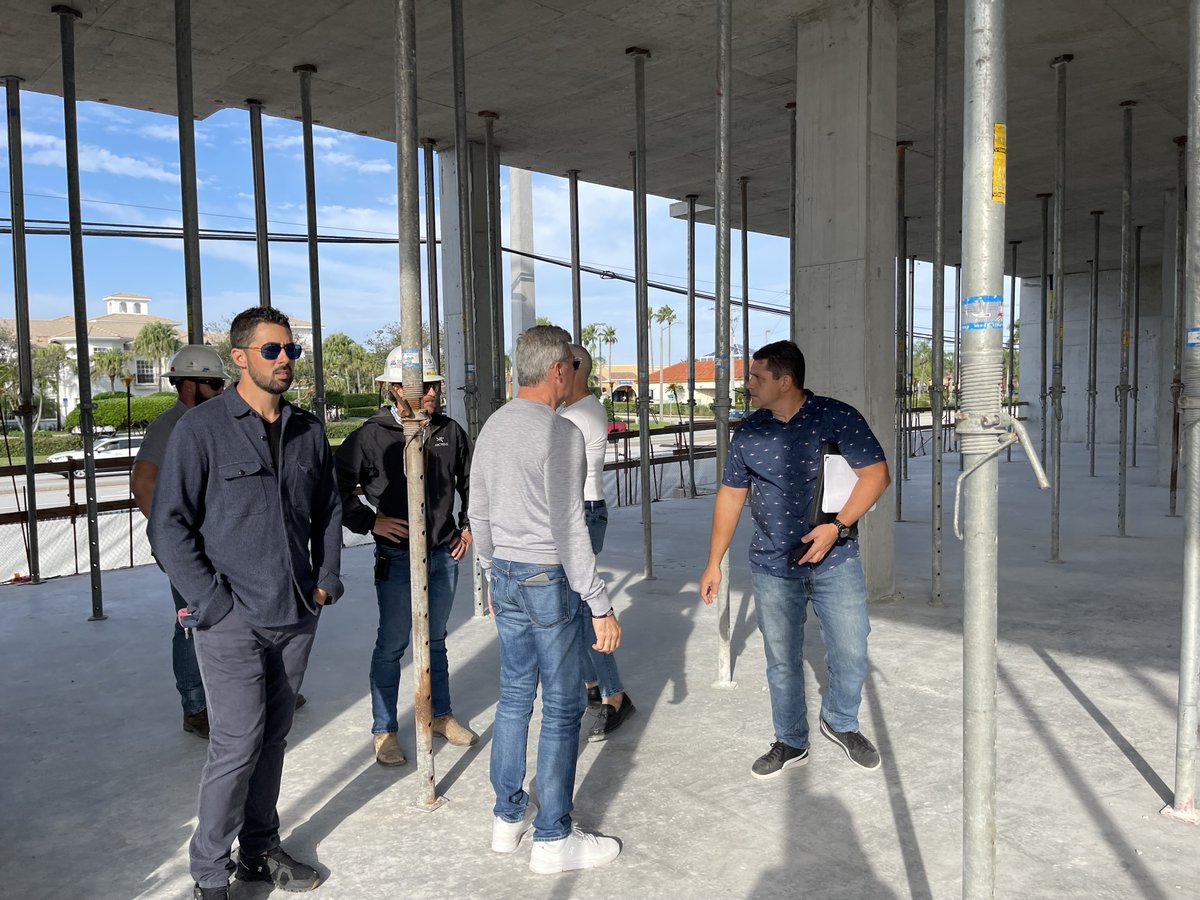 SpinaOrourke's tweet photo. We stopped by the Mastroianni Family Office in Tequesta for a walk-through with our clients. A site visit is just one of the many ways we work to ensure client satisfaction! 👷‍♂️🚧🦺
-
#architecturefirm #sitevisit #clientsatisfaction  #interiordesign #tequestafl #palmbeachcounty https://t.co/csZmq6DbWA