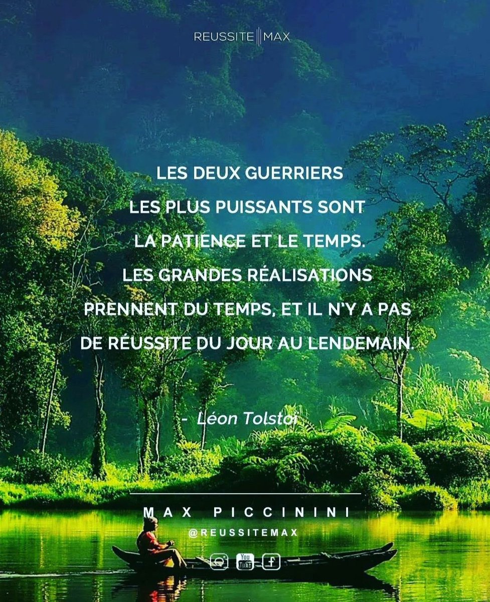CmQualite's tweet photo. La réussite demande de la patience, de la détermination et du temps...
C'est pourquoi beaucoup de personnes échouent !
#psychologiepositive #developpementpersonnel #citation #citationpositive #penseedujour #patience #determination #temps #reussite #reussir #echouer #leontolstoi https://t.co/9Mdkqja0YO