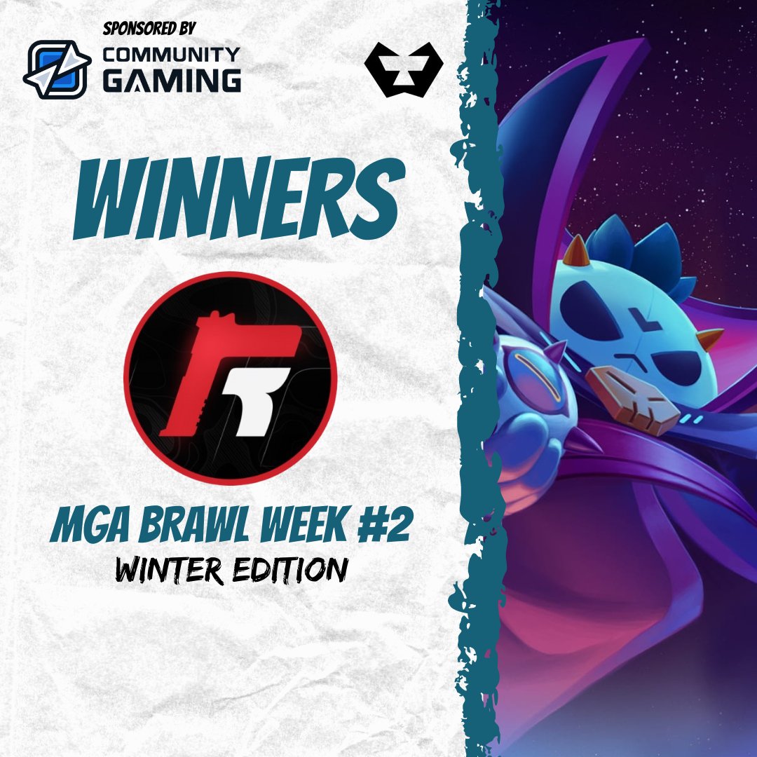 🥇🏆🥇Winner announcement 

Congratulations go to <a href="/RevengeGG/">Team Revenge</a>, who has won the 500$ MGA Brawl Week 2 and took home 250$! 🎉 

⭐️ Be the next winner! ⭐️

Find our future tournament here!

discord.gg/c5Sj9DwQ