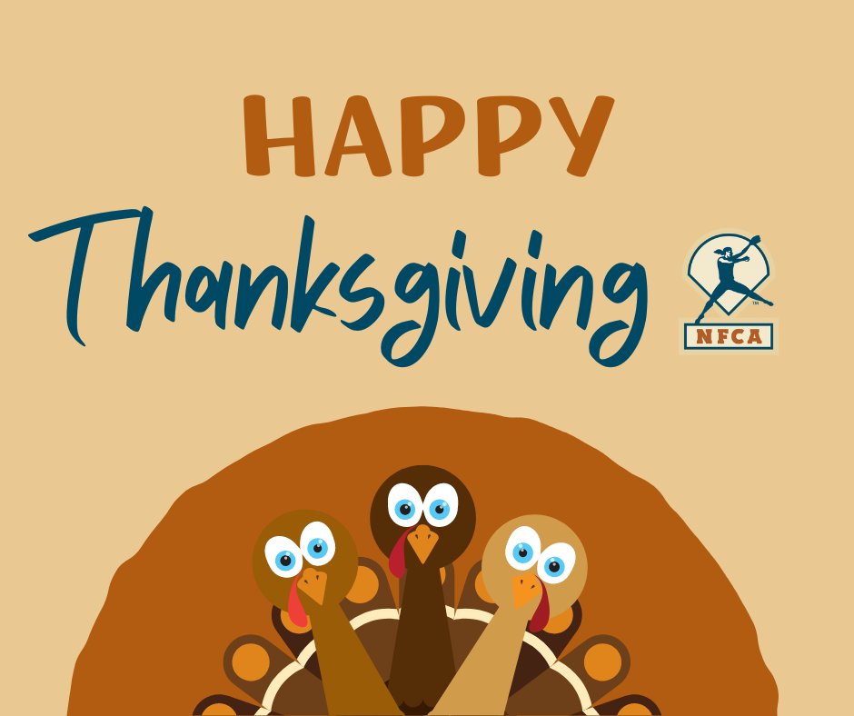 🦃 Happy Thanksgiving from the NFCA Team. This year and every year we are thankful for members like YOU! 😊
