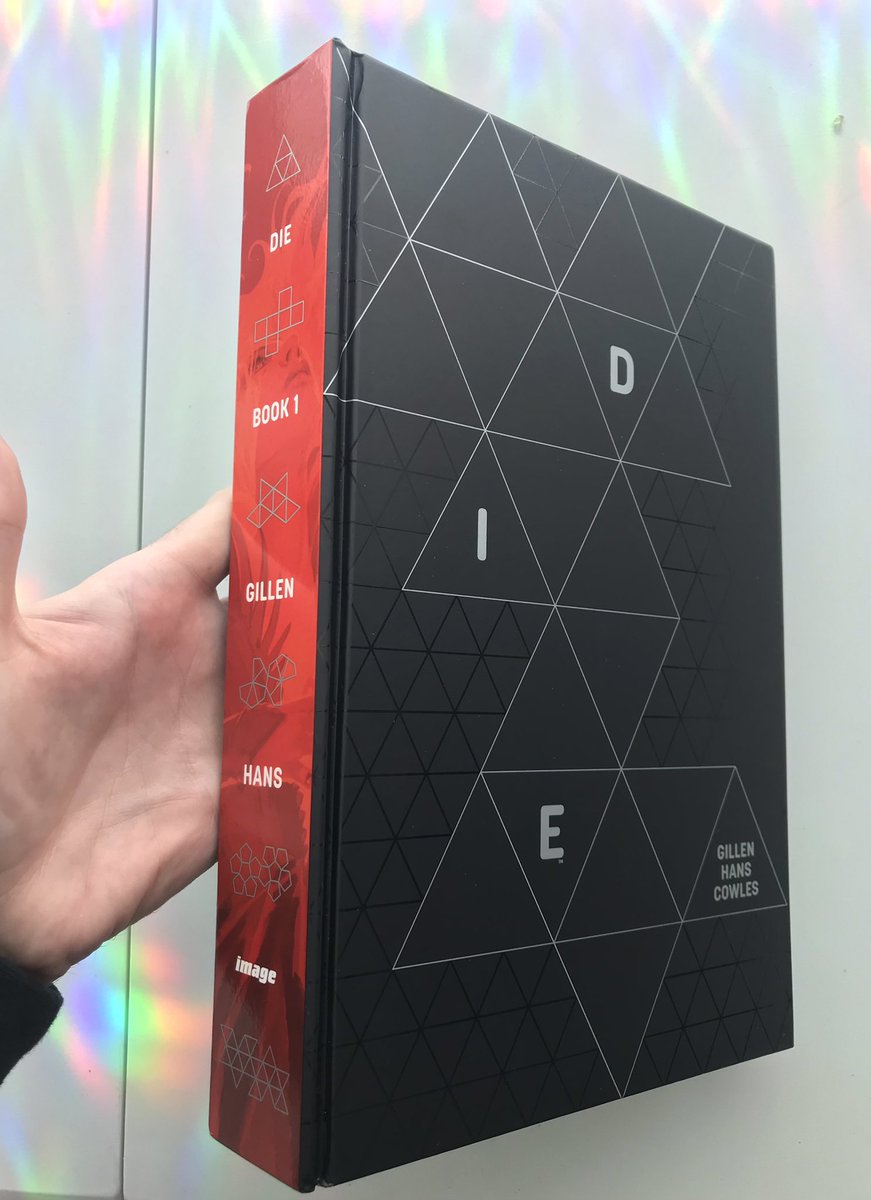 CBKcast's tweet photo. STOKED to add this incredible collected edition of Die by @kierongillen @HansStephanie and Clayton Cowles to the collection! #DieComic https://t.co/He6ep8OmD6