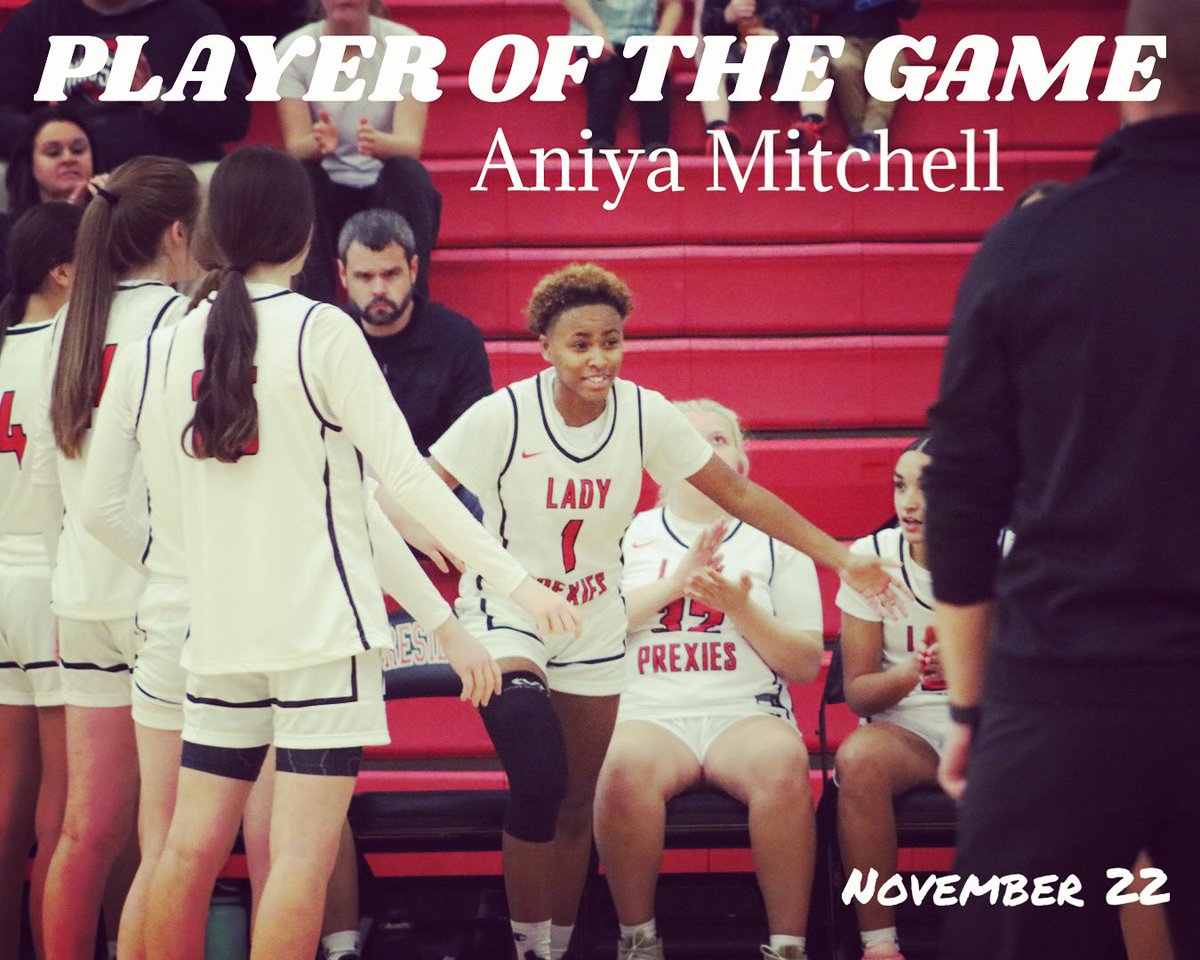 PLAYER OF THE GAME 

ANIYA MITCHELL - So. - #1 

Led the team: 

VPS (1.36)
Minutes Played (28)
Rebounds (9) 
Steals (4) 
Deflections (3) 

Tied team lead for:

Assists (3) 

Second in Scoring (7) 

🔴⚫️🏀🦅💫🔥🫡
