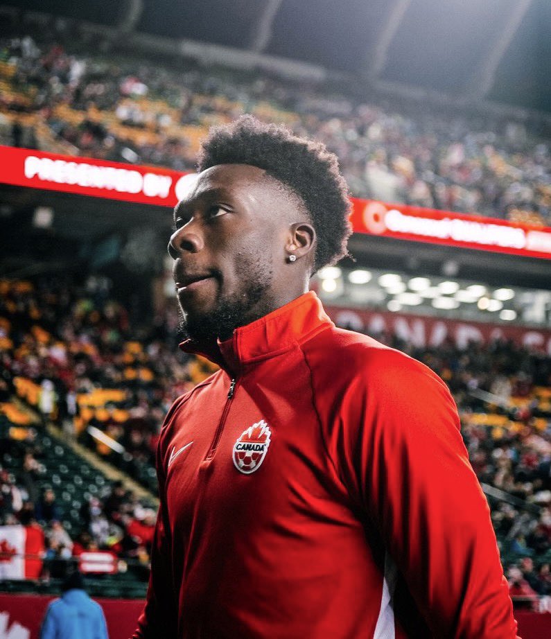 Alphonso Davies was born in a Ghana refugee camp.

His family fled to Canada during the Liberian Civil War.

There, he played soccer through Free Footie — a league for inner city children.

Today, he plays in the World Cup for the country that took his family in 🇨🇦