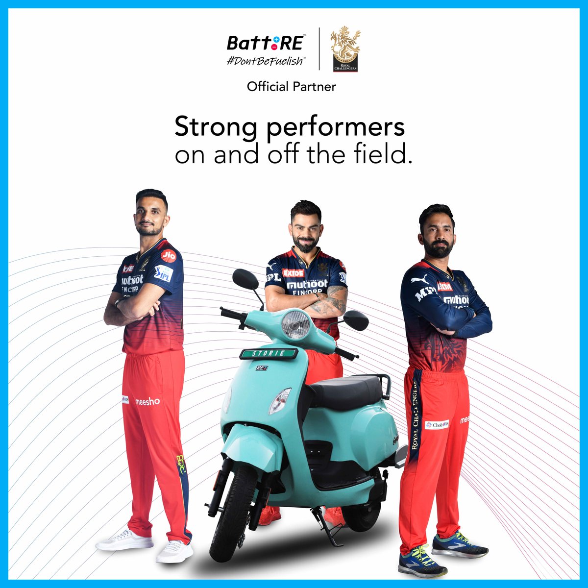 On and off the field, we never fail to surprise with our strength and performance!

#RideBold #ProudOfficialPartners #DontBeFuelish #BattRE #Strong #StorieMeinDumHai #BeginANewStorieWithUs