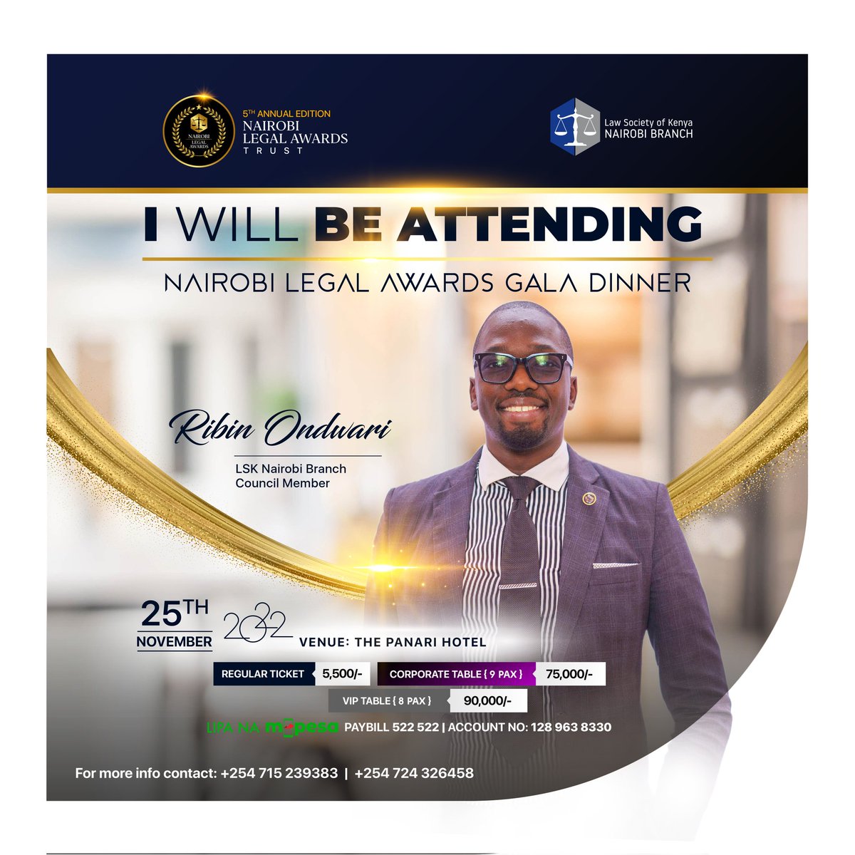 NAIROBI LEGAL AWARDS - Transformation Edition '26 tweet media