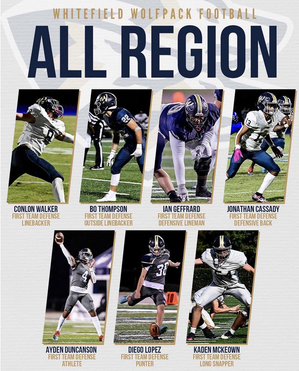 Thankful to be named as First Team All-Region as a long snapper for the second year in a row!! <a href="/CoachCJoiner/">Coleman Joiner</a> <a href="/RecruitThePack/">Whitefield Academy HS Recruiting Page</a> <a href="/WAWolfPack/">Whitefield WolfPack</a> <a href="/TheChrisRubio/">Rubio Long Snapping®</a>