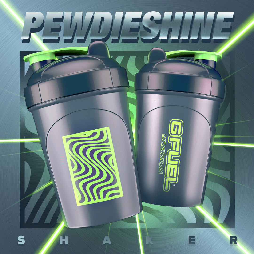 GFuelEnergy's tweet photo. 💚 𝗟𝗜𝗞𝗘 + 𝗥𝗧 to win a BRAND-NEW, SUPER-SHINY #PewDiePie x #GFUEL "𝗣𝗘𝗪𝗗𝗜𝗘𝗦𝗛𝗜𝗡𝗘" Starter Kit! Picking 2 winners tomorrow to celebrate the launch of these bad boyz!

🛒 𝗚𝗘𝗧 𝗬𝗢𝗨𝗥𝗦: https://t.co/Wwlm3qGfMZ https://t.co/pd7f5y4Dtv