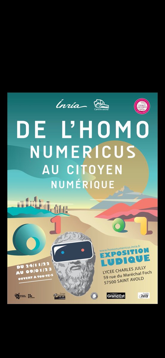 explometierstv's tweet image. RT @dane_nancy_metz RT @57play: Préparation de l&apos;Expo temporaire @HomoNumericus prêtée par @Inria_Nancy et complétée par @Projet_eTAC : J-1 avant inauguration au Lycée Charles Jully de St Avold dans le cadre de la #cordéeDeLaReussite @RA_GrandEst @acnanc…