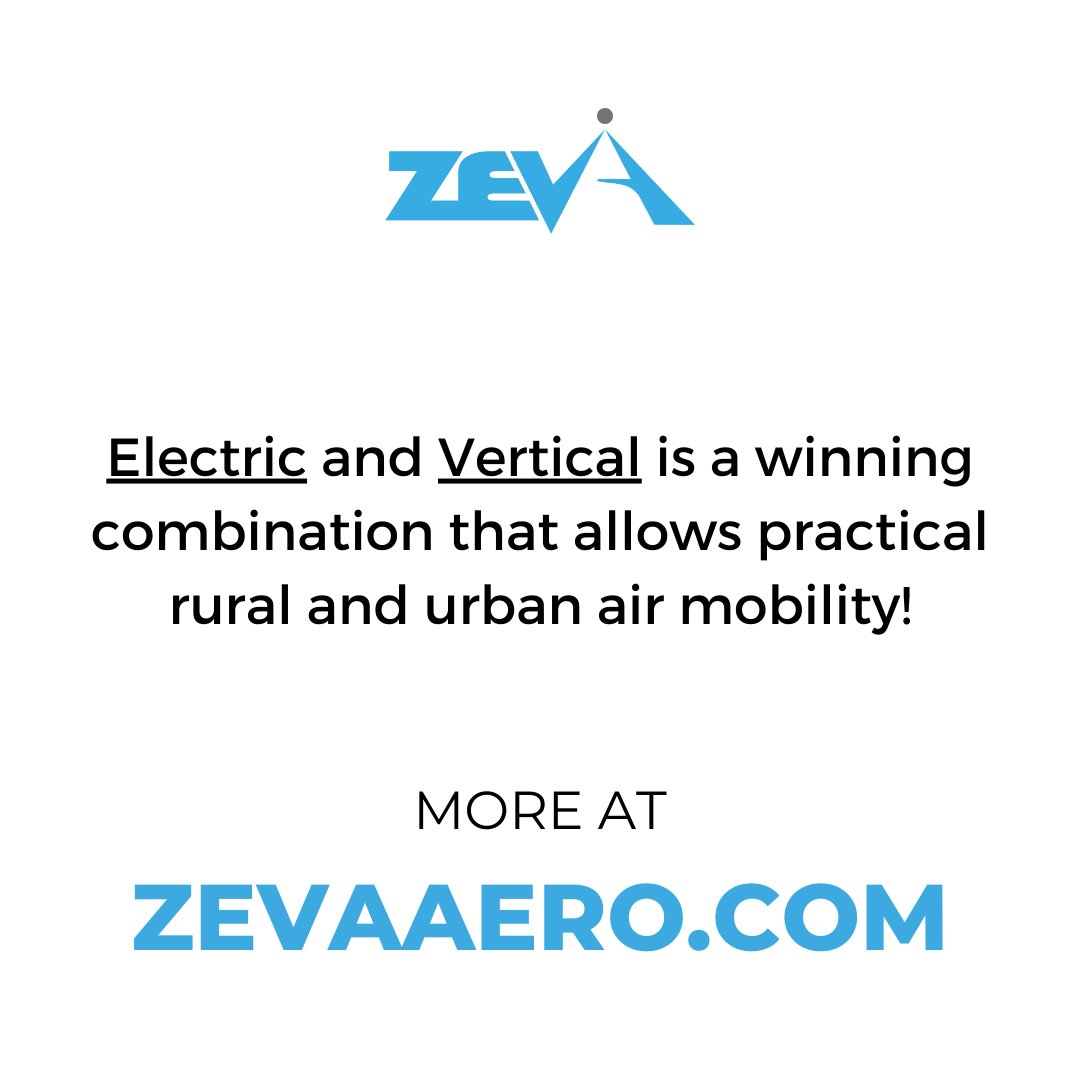 AlpineVerti's tweet photo. Why is ZEVA so passionate about the promise of #eVTOL (electric vertical take-off &amp; landing) #aircraft?

The keywords are: electric &amp; vertical.

#airmobility #VTOL #futureofflight https://t.co/ONLtNx6DdS