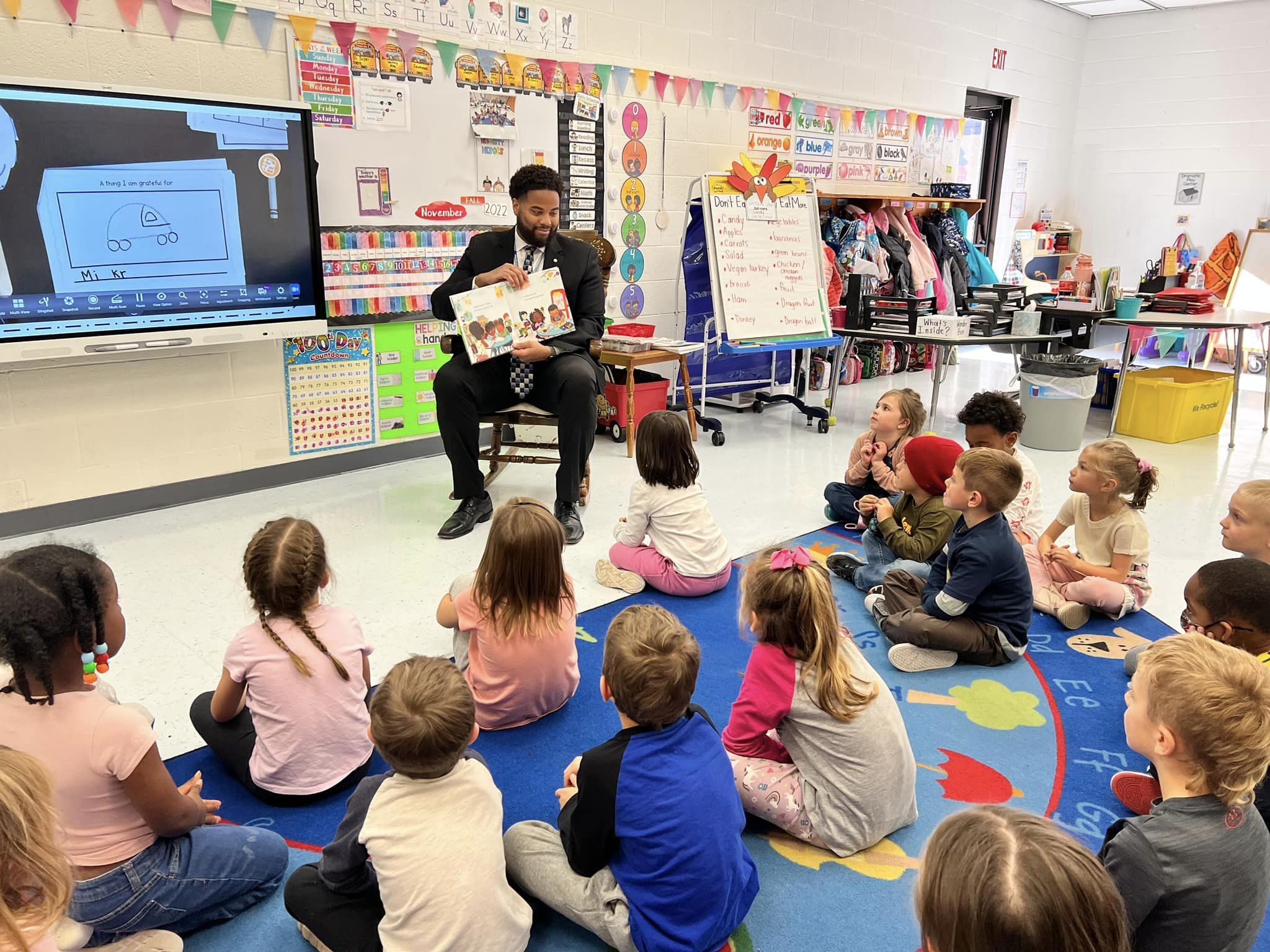 on Twitter "Dr. Townsel shared the joy of reading with a
