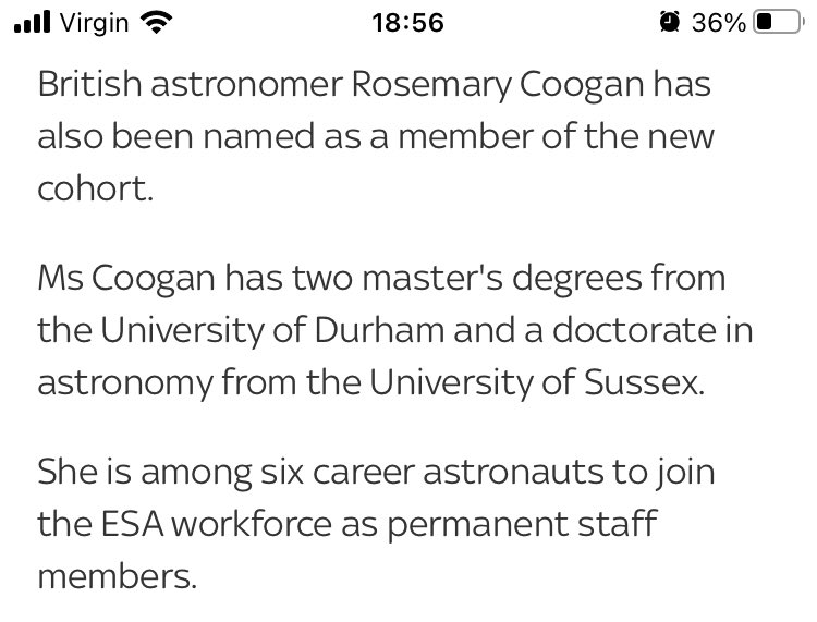 So @SkyNews , if she has a doctorate then use her right title. Stop demoting women and recognise their achievements. #ESAastro2022
