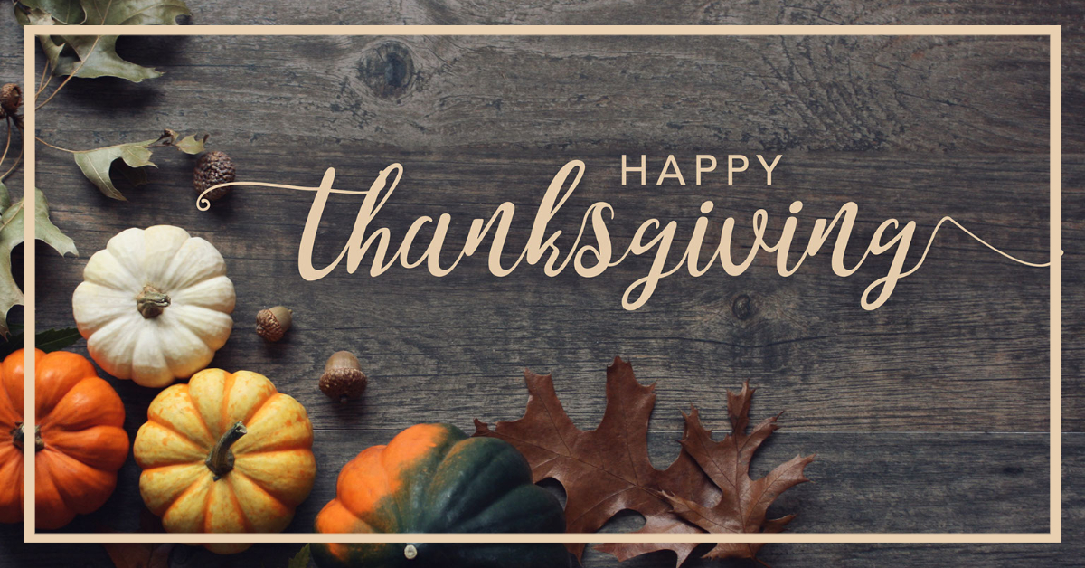 CMCSocial's tweet photo. A very #HappyThanksgiving from the CMC Group team! 

As a reminder, our offices will be closed Thursday, the 24th and Friday, the 25th. Have a safe and healthy holiday! https://t.co/lZ0wf5JGC1