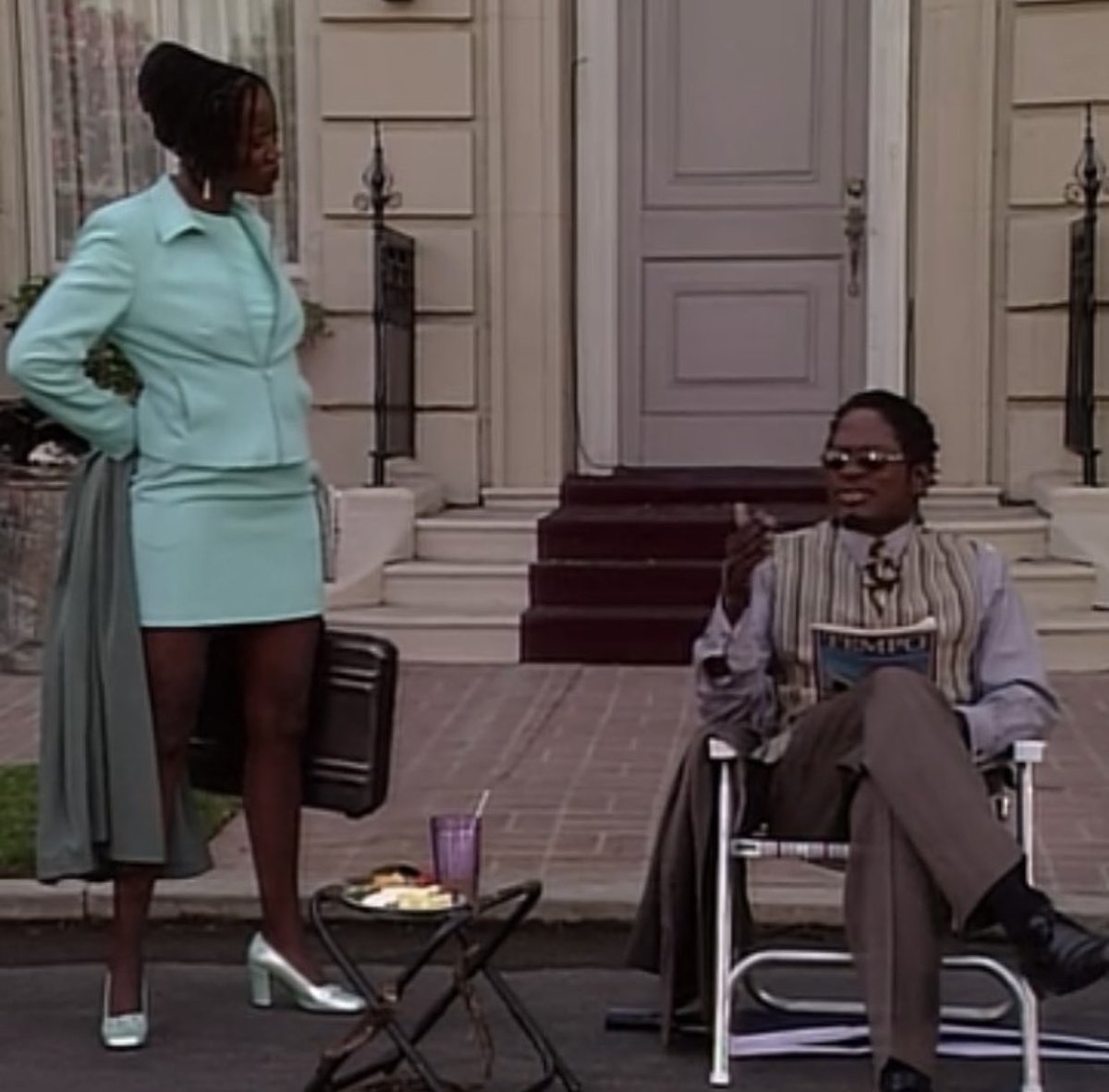 EAlexTheGreat's tweet photo. Ow! You all loved the last one. Here are some of my other favorites. Maxine was getting sh*t done in style. 

#MaxineShaw #TheMaverick #livingsingle #OOTD https://t.co/sS6TwV3le0
