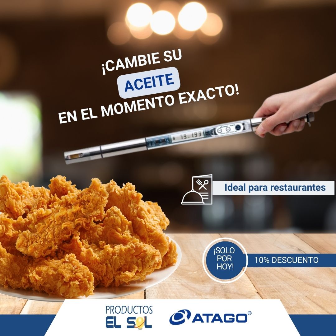 productos_elsol's tweet image. ¡𝙉𝙐𝙀𝙑𝙊❗ 🇲🇴🇳🇮🇹🇴🇷 🇩🇪 🇦🇨🇪🇮🇹🇪
Verifique la calidad de sus aceites de manera fácil.
Sí adquiere este innovador equipo:
✅ Evita pérdidas económicas 
✅ Aumenta la calidad de sus alimentos
✅ Cumple con las normativas Técnico- Sanitarias. 
#Pessa #Atago #Presición