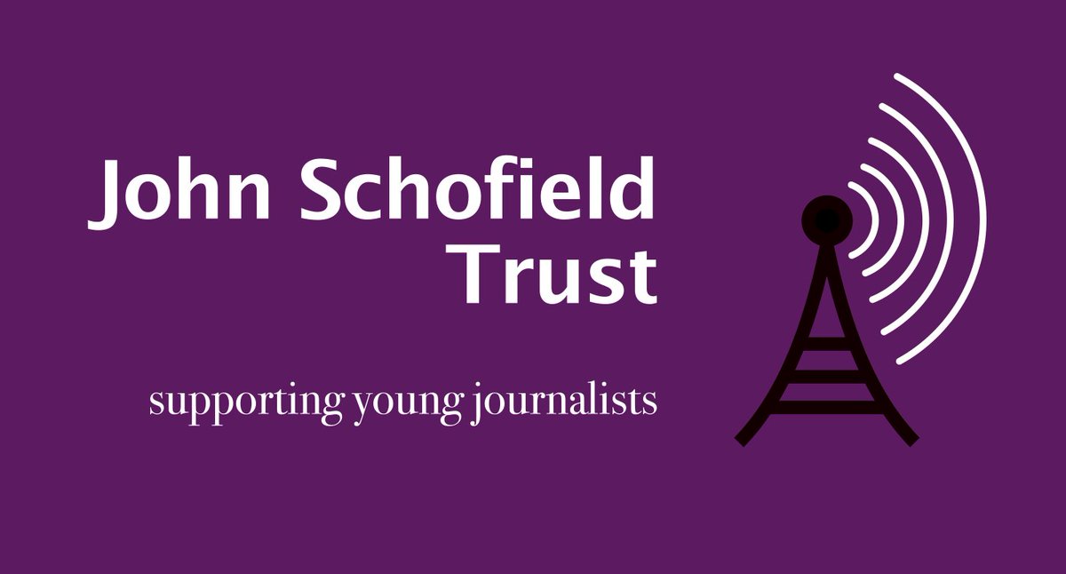 Absolutely thrilled to have been selected as a Fellow of the John Schofield Trust for the year ahead. So grateful to be a part of such a wonderful scheme! 📺💻 <a href="/JSchofieldTrust/">John Schofield Trust</a>