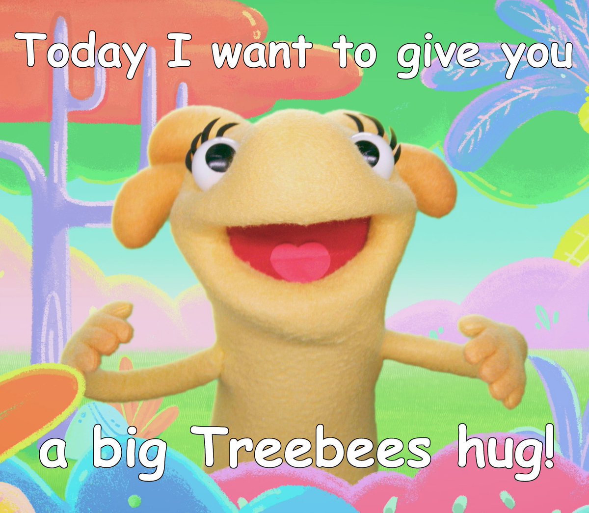 TheTreebees's tweet image. Treebees hugs are the BEST! Hugs are great for brightening up your day! 
Don't forget to give a big hug to someone you love! #treebees #knowledgekids #kidsmusic #kidsmusicvideo #preschoolmusic #musiceducation #musicforkids #vancouverkids #vancouvermoms #vancouvermusic