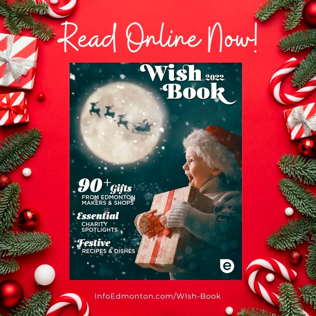 whereedmonton's tweet photo. #ShopLocal this holiday season! Our 2022 Wish Book features over 90 gifts from local shops and makers! Available online now: https://t.co/ld4pD5Y7lJ

#yeg #WishBook2022 #InfoEdmonton https://t.co/LyZCJYJUmY