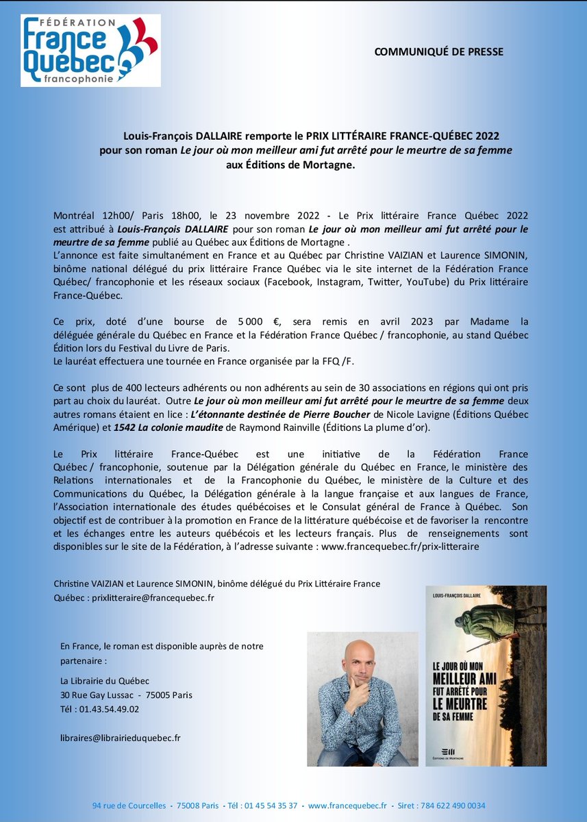 Fédération France-Québec/francophonie tweet media