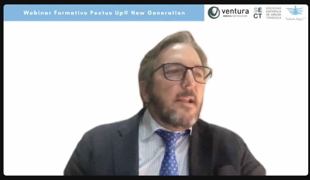 Empieza el Webinar Formativo Pectus Up New Generation con la introducción del Dr. Congregado #cirujanotorácico del Hospital <a href="/quironsalud/">quirónsalud</a> Infanta Luis y Hospital Universitario Virgen del Rocío sobre el procedimiento quirúrgico para la corrección del #pectusexcavatum.
<a href="/SECTtoracica/">SECT</a>