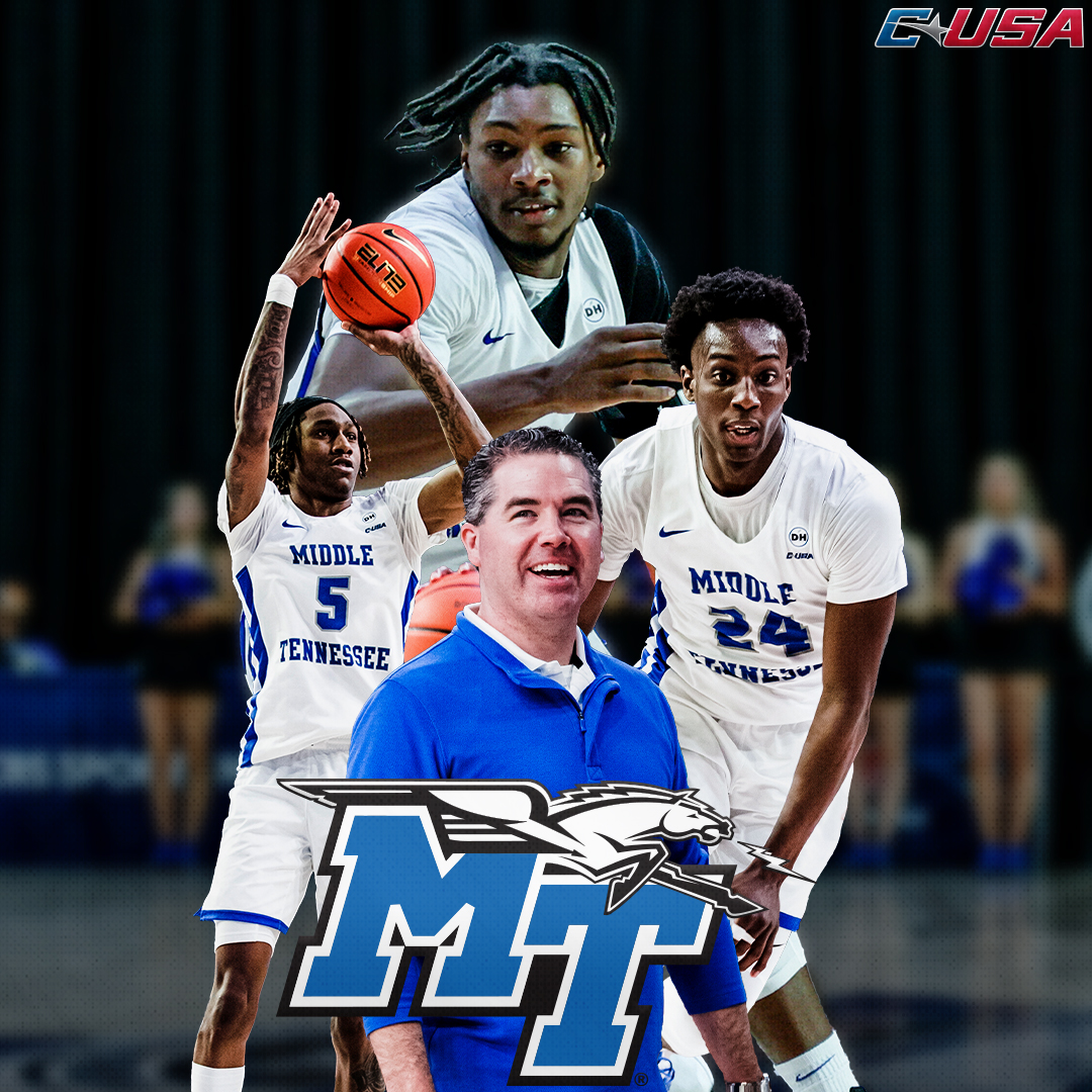 ConferenceUSA's tweet image. 5-18 ➡️ 26-11 ➡️ ???

@MTCoachNick and @MT_MBB are ready to prove that last year’s turnaround season wasn’t a fluke. They’re hungry for more.

Full Feature 📖 | bit.ly/3i95Qke