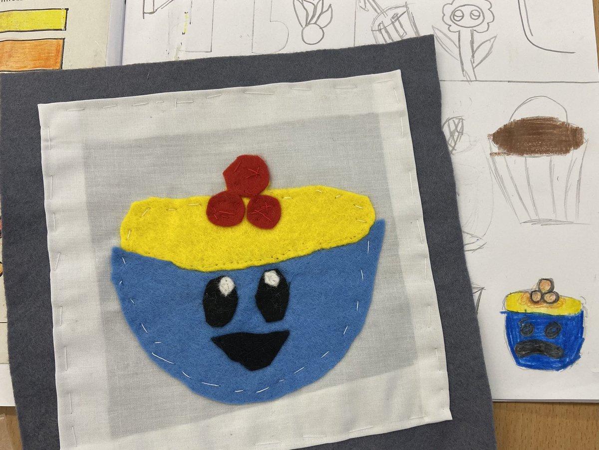 BerwickMiddle's tweet photo. @jonburgerman Year 7 have been creating characters after seeing your doodles. They are making textile panels. What do you think?! https://t.co/vgzQ3QGoPk