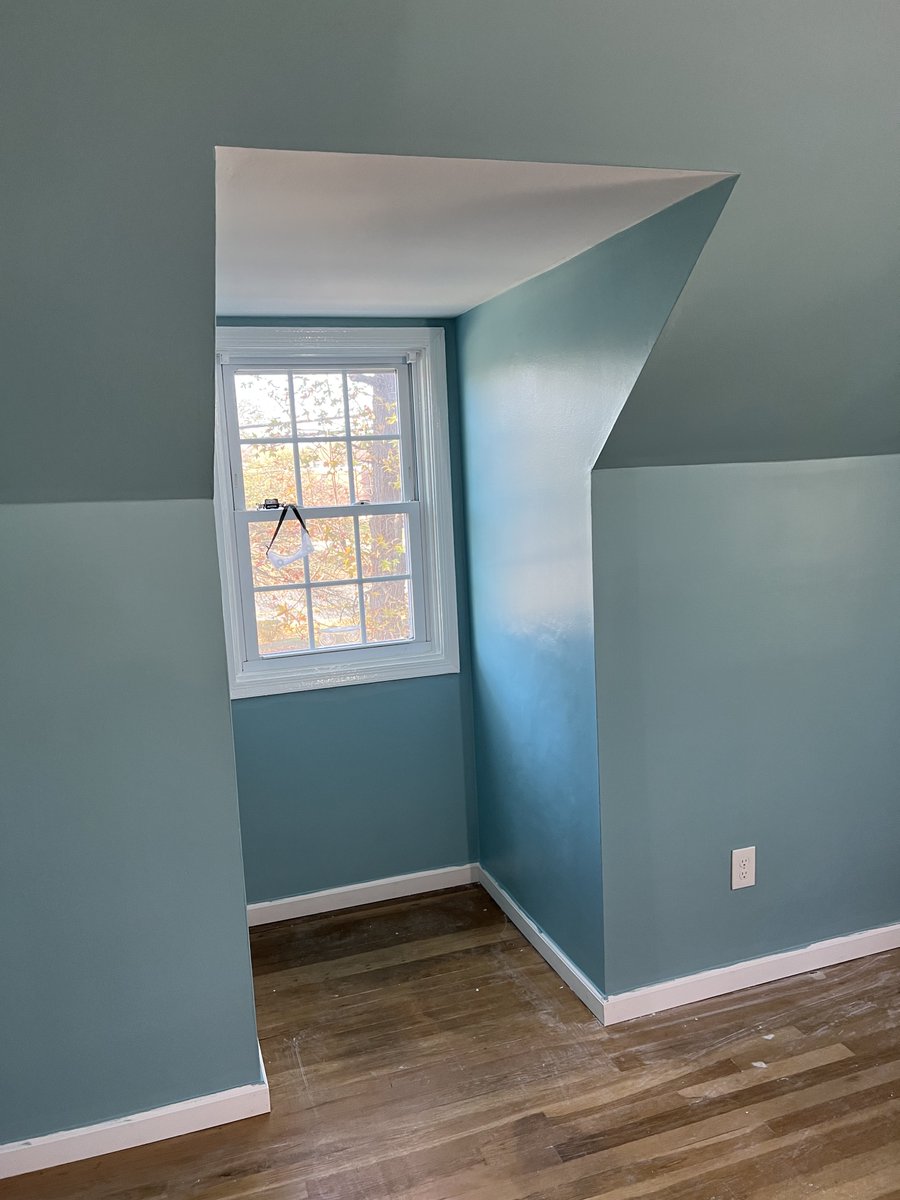 FBrenovations's tweet photo. Paint being done, we're on a roll! What you think of this color?
@SherwinWilliams
#bedroom #firebellyeffect #renovation #remodel #homeimprovement #home #design #construction #realestate #renovationproject #homerenovations #remodeling #dmv https://t.co/5GGUDcEHU5