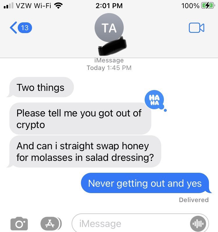 derekm170's tweet photo. Questions you get when you are both a FT chef and PT degen. #bottomsignals https://t.co/N8ZCstZ8Cm