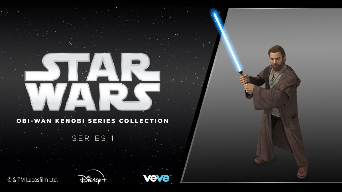 The @StarWars Obi-Wan Kenobi Series Collection kicks off with an assortment of characters seen in the hit streaming series <a href="/obiwankenobi/">Obi-Wan Kenobi</a>!

Three digital collectibles drop Sat, 26 Nov at 8 AM PT.