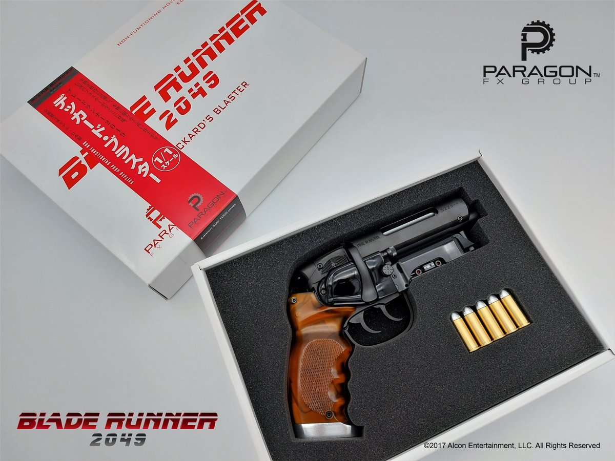 There ya go! Final packaging for the Elite. 

Make sure you're on our mailer or follow us here for updates. Reserves will begin soon! shorturl.at/kDMPR

#bladerunner #paragonfxgroup #BladeRunner2049 #propreplicas #moviepropreplicas #movieprops #propreplica #collectibles