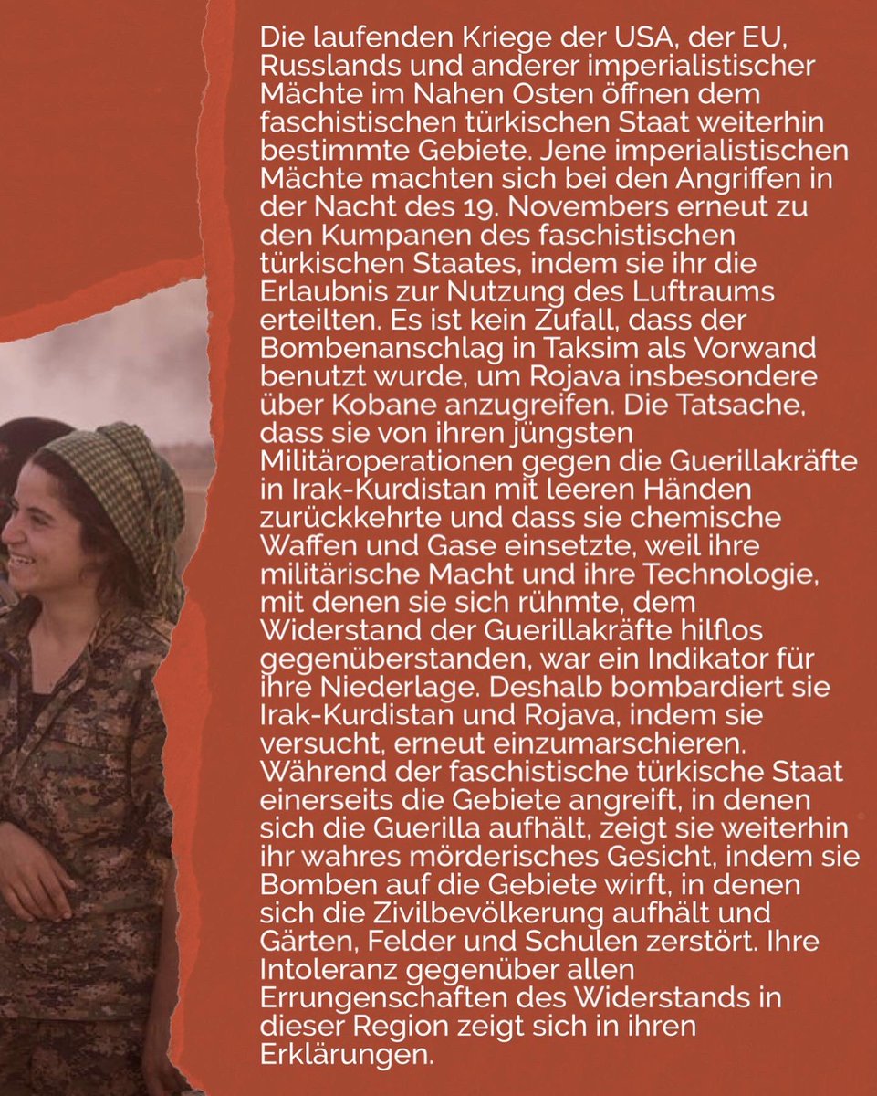 FrankfurtYdg's tweet photo. ES LEBE DER WIDERSTAND IN ROJAVA - BIJI KOBANE 🚩✊🏼
#kurdistan #rojva #ydgffm #ydg #yenikadin #atik #atif #antiimp #antifa #faschistischetürkei #widerstand https://t.co/igAyJYcEpE