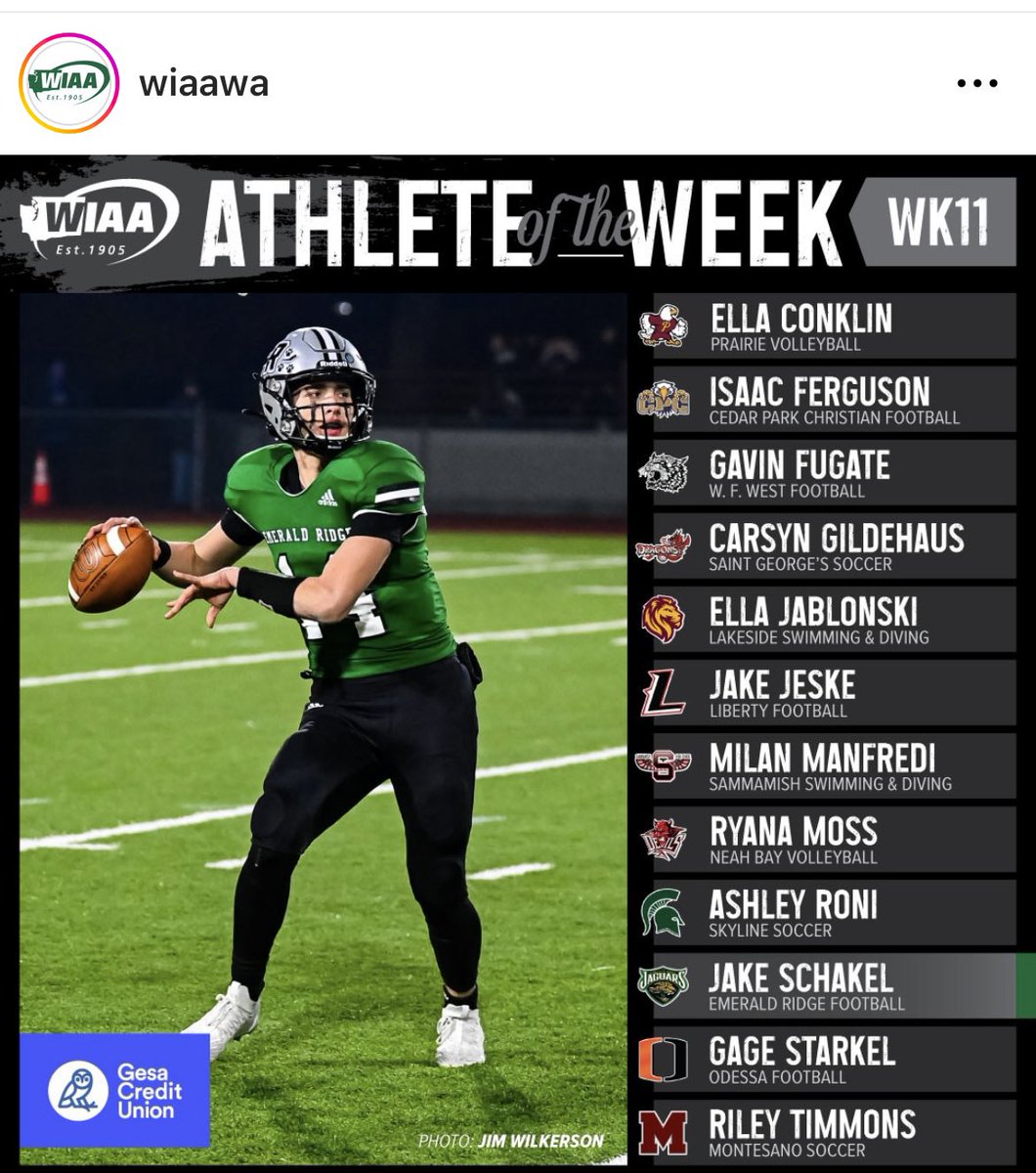 tajbrumfield's tweet photo. Very well deserved @fugate_gavin28 
Now let’s go 1-0 this week! https://t.co/XdlB8XQWFm