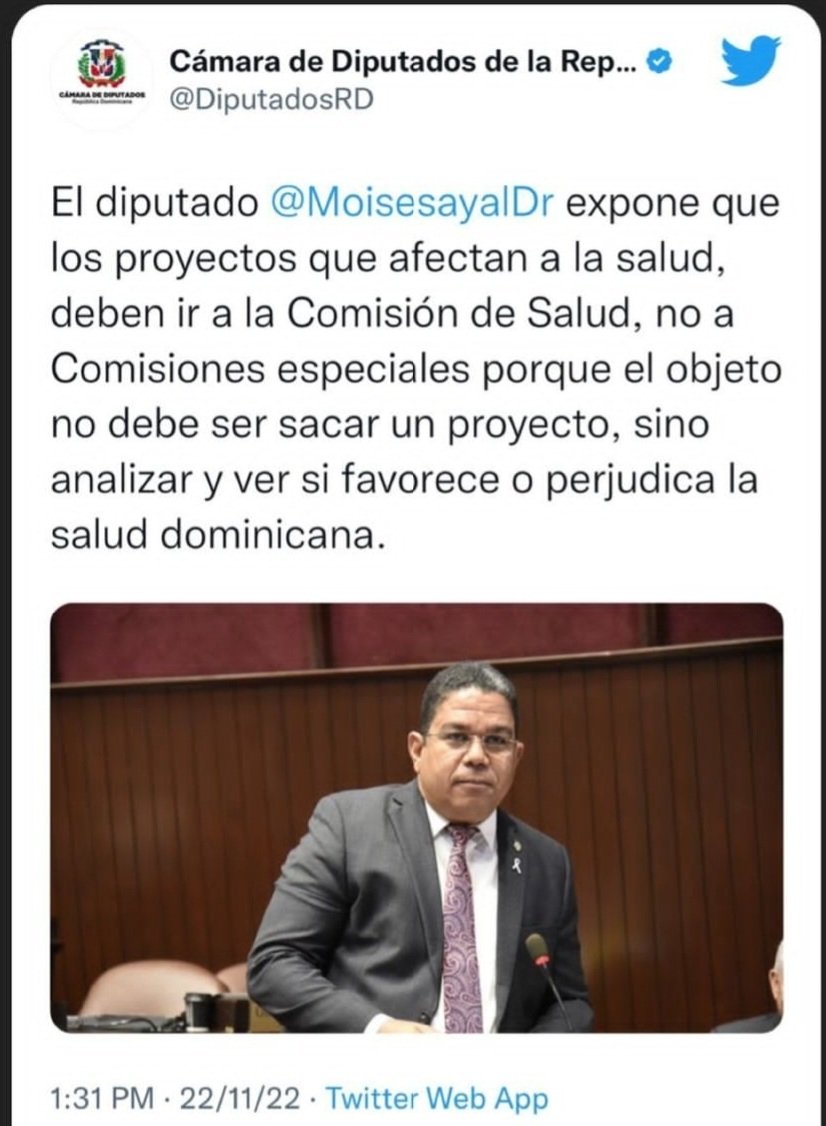 Emilio352336641's tweet photo. La salud está primero. Bien por el diputado por Barahona, Moisés Ayala. https://t.co/H7pnsep2Yt