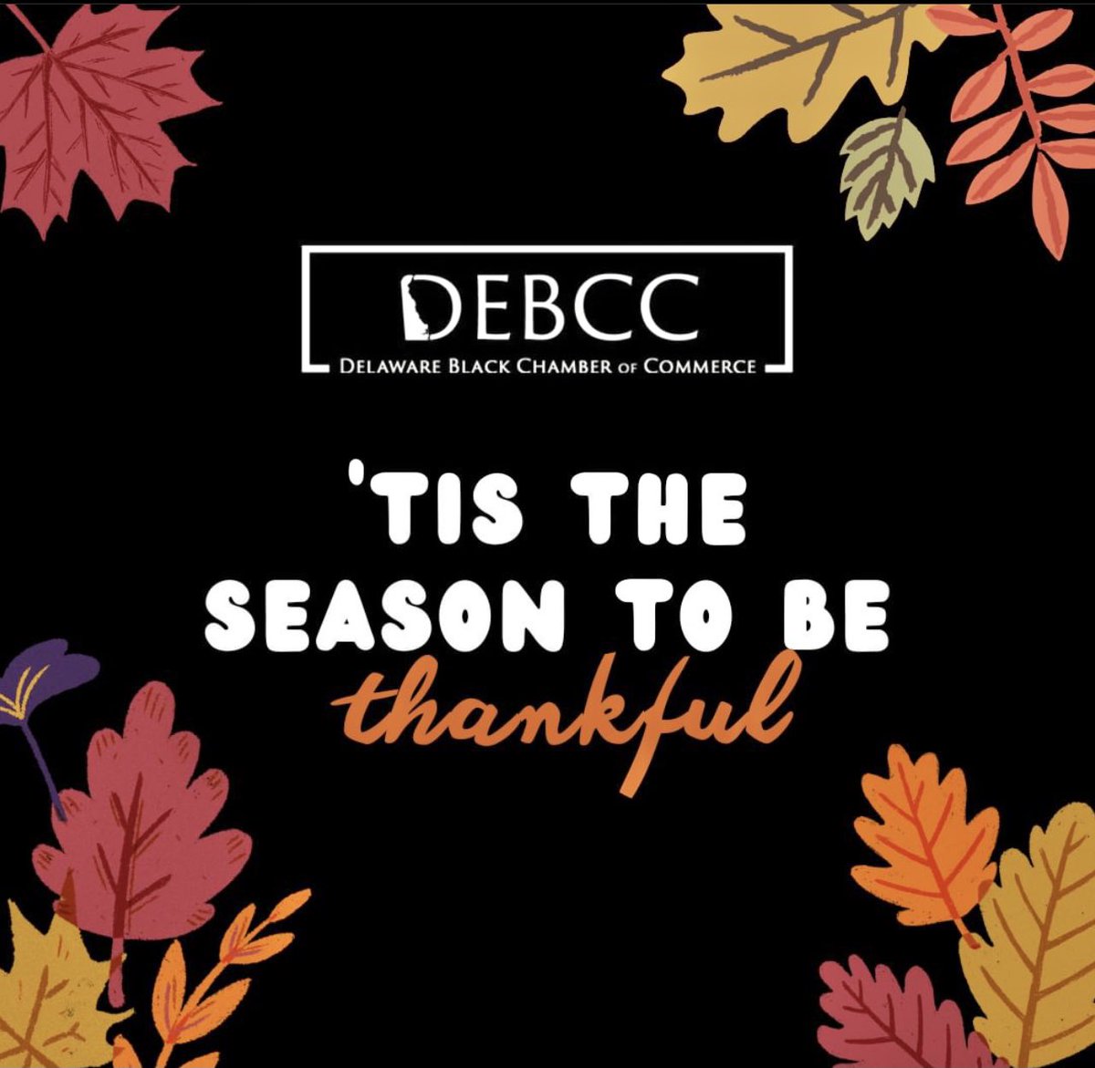 TheDebcc's tweet photo. In the name of giving thanks, we want to thank you not just for your business this year, but for making our daily jobs enjoyable. We love working with our loyal, friendly members &amp; community partners! #delaware #delawarebusiness #delawarebusinessowner #DEBCC  #grateful #gratitude https://t.co/Aiu4uL9QeO