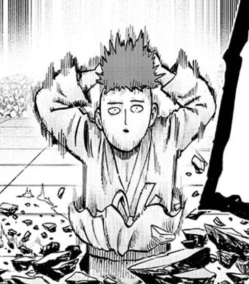 lowqualitymanga's tweet photo. Saitama kicking names and taking ass https://t.co/X8LfY86Zfs